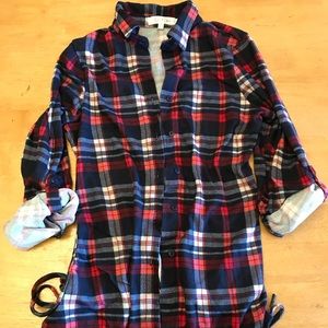 Flannel button down.